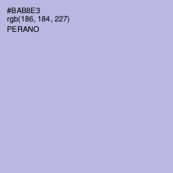 #BAB8E3 - Perano Color Image