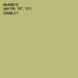 #BABB79 - Gimblet Color Image