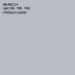 #BABCC4 - French Gray Color Image