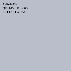 #BABECB - French Gray Color Image