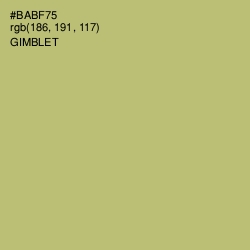 #BABF75 - Gimblet Color Image