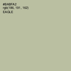 #BABFA2 - Eagle Color Image