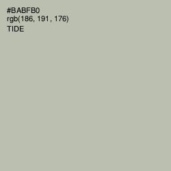 #BABFB0 - Tide Color Image