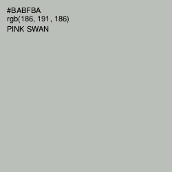#BABFBA - Pink Swan Color Image