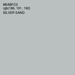 #BABFC0 - French Gray Color Image