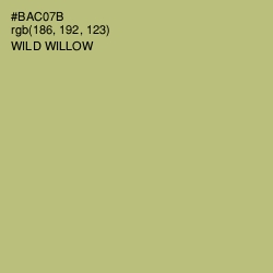 #BAC07B - Wild Willow Color Image