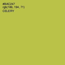 #BAC247 - Celery Color Image