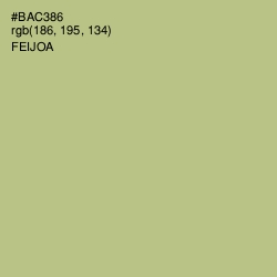 #BAC386 - Feijoa Color Image