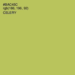 #BAC45C - Celery Color Image