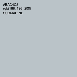 #BAC4C8 - Submarine Color Image