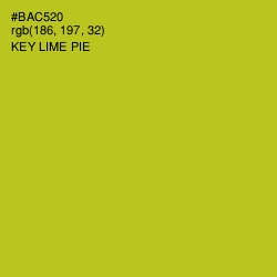 #BAC520 - Key Lime Pie Color Image