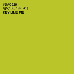 #BAC529 - Key Lime Pie Color Image