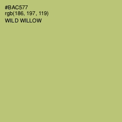 #BAC577 - Wild Willow Color Image