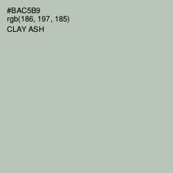 #BAC5B9 - Clay Ash Color Image