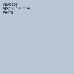 #BAC5D6 - Heather Color Image