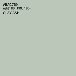 #BAC7B9 - Clay Ash Color Image