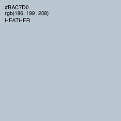 #BAC7D0 - Heather Color Image