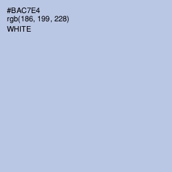 #BAC7E4 - Spindle Color Image