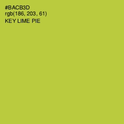 #BACB3D - Key Lime Pie Color Image