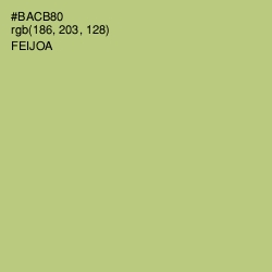 #BACB80 - Feijoa Color Image