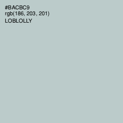 #BACBC9 - Loblolly Color Image