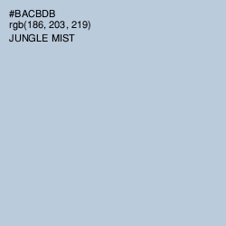 #BACBDB - Jungle Mist Color Image