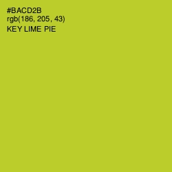 #BACD2B - Key Lime Pie Color Image