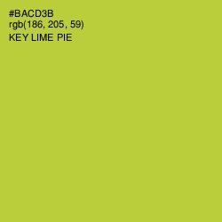 #BACD3B - Key Lime Pie Color Image