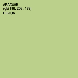 #BAD08B - Feijoa Color Image