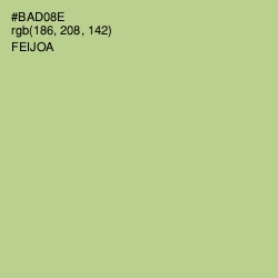 #BAD08E - Feijoa Color Image