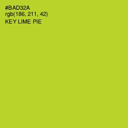 #BAD32A - Key Lime Pie Color Image