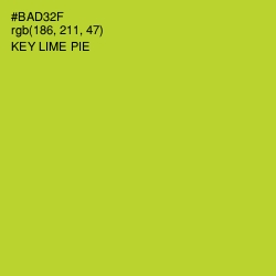 #BAD32F - Key Lime Pie Color Image