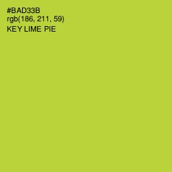 #BAD33B - Key Lime Pie Color Image