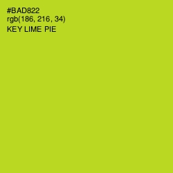 #BAD822 - Key Lime Pie Color Image