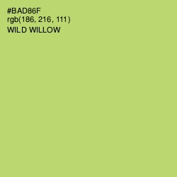 #BAD86F - Wild Willow Color Image