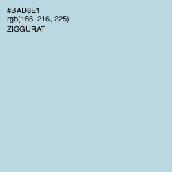 #BAD8E1 - Ziggurat Color Image