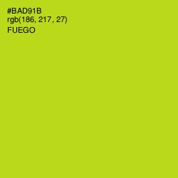 #BAD91B - Fuego Color Image