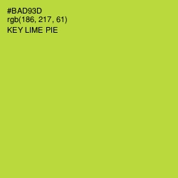 #BAD93D - Key Lime Pie Color Image