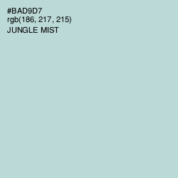 #BAD9D7 - Jungle Mist Color Image