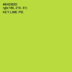 #BADB3D - Key Lime Pie Color Image