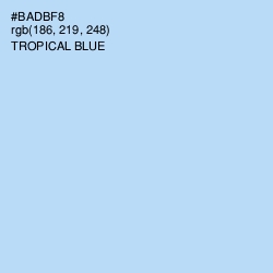 #BADBF8 - Spindle Color Image