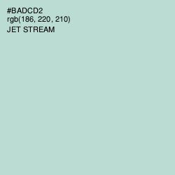 #BADCD2 - Jet Stream Color Image