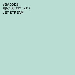 #BADDD3 - Jet Stream Color Image