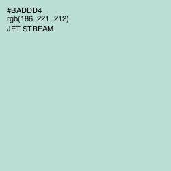 #BADDD4 - Jet Stream Color Image