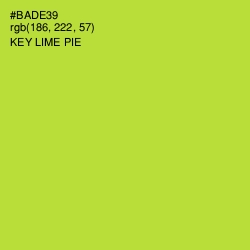 #BADE39 - Key Lime Pie Color Image