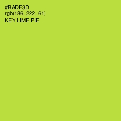 #BADE3D - Key Lime Pie Color Image