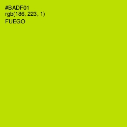 #BADF01 - Fuego Color Image
