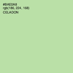 #BAE0A8 - Celadon Color Image