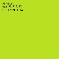 #BAE121 - Green Yellow Color Image