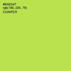 #BAE24F - Conifer Color Image